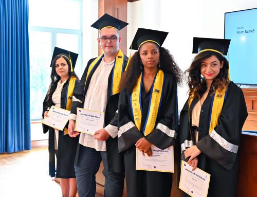 The first graduates of the Lifelong Well-being and Healthy Ageing Joint Master’s program receive their diplomas